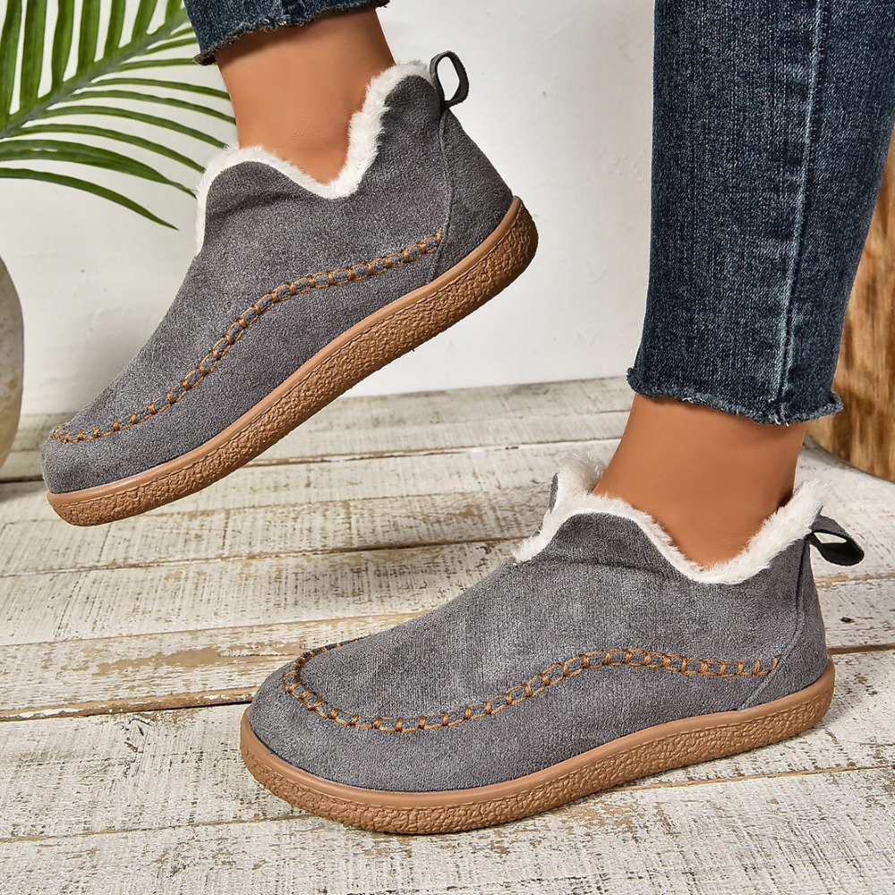Belinda | Women's Fleece Lined Slip-On Waterproof Winter Shoes