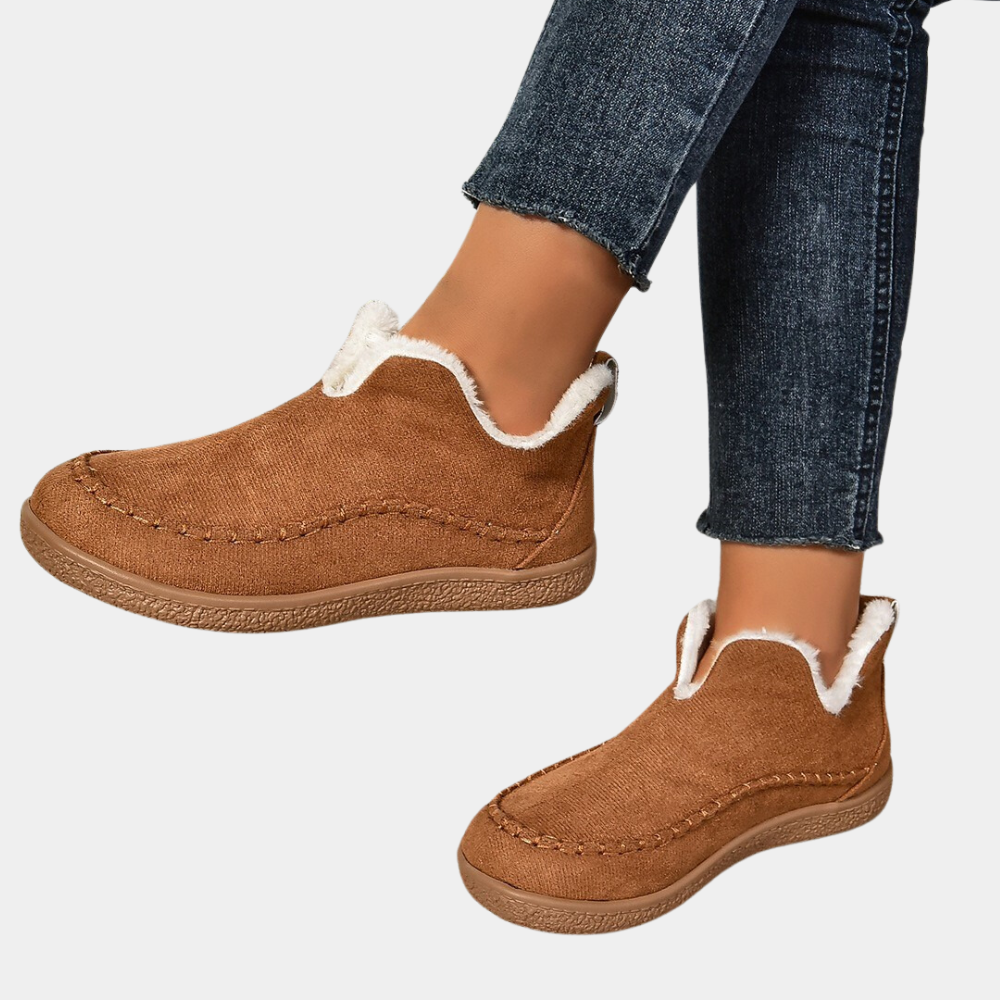 Belinda | Women's Fleece Lined Slip-On Waterproof Winter Shoes