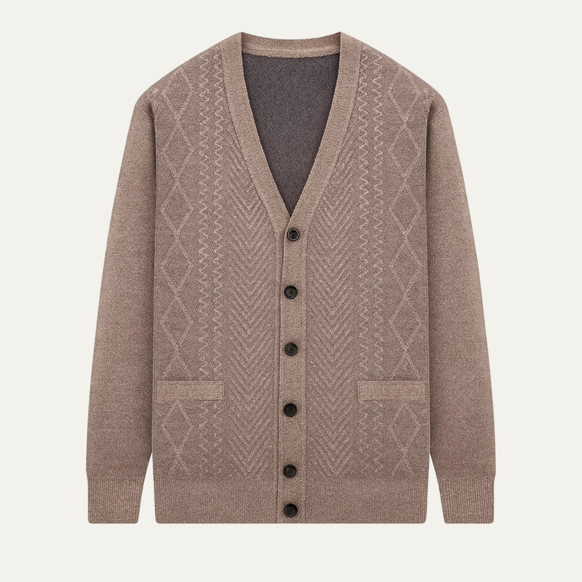 The Trafalgar Men&#39;s Classic Knit Button Up Cardigan