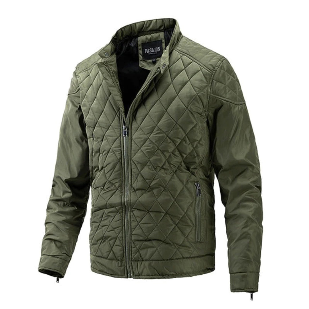Farnwell | Men’s Slim Fit Quilted Lightweight Insulated Jacket with Zip Closure