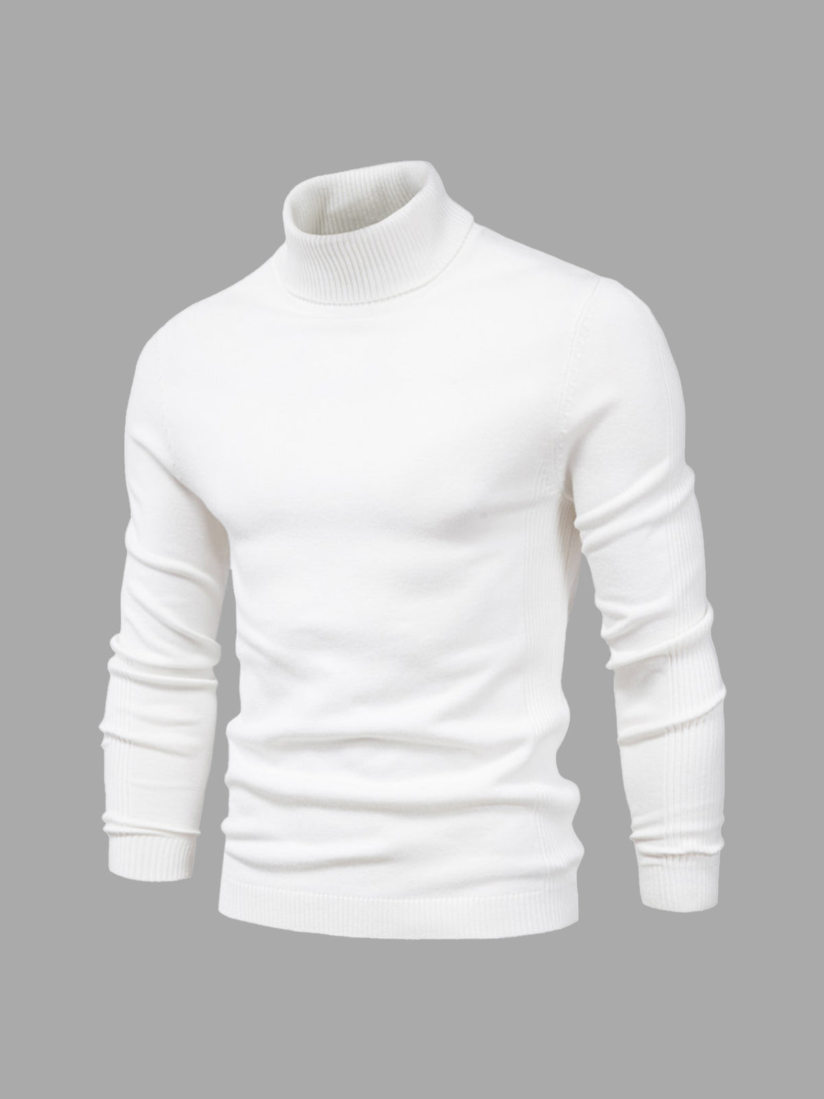 Raymond | Men’s Cotton Turtleneck Jumper – Elegant Solid Colour Sweater