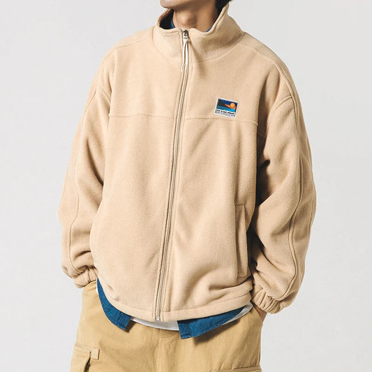 Edgar | Men’s Full-Zip Lightweight Cotton Jacket with Stand Collar