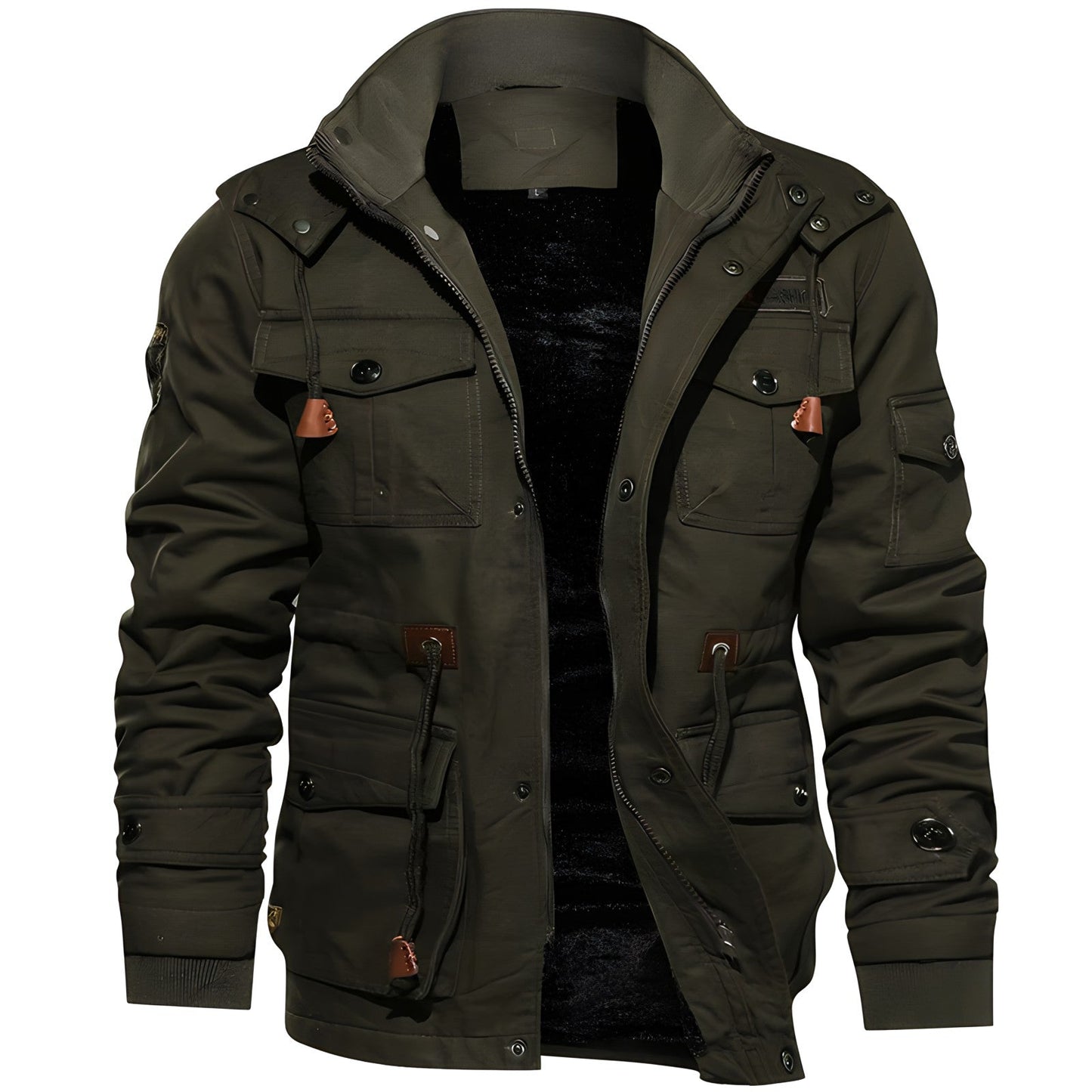 Holden | Men’s Full Zip Hooded Tactical Puffer Winter Jacket | Warm & Versatile