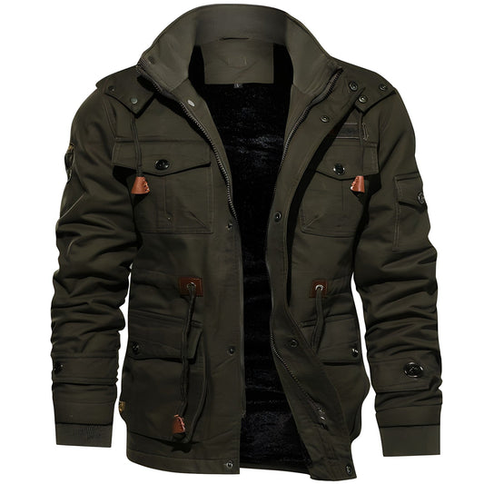 Holden | Men’s Full Zip Hooded Tactical Puffer Winter Jacket | Warm & Versatile