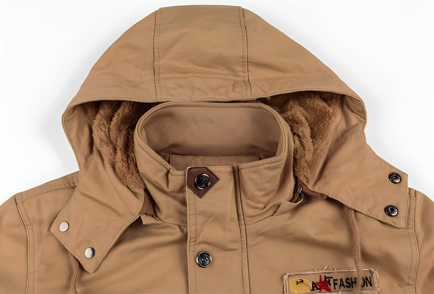 Cedric | Men’s Tactical Military-Style Multi-Pocket Jacket with Hood