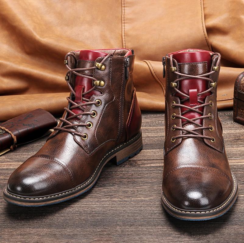 Ilmar | Men's Handcrafted Premium Oxford Boots with Lace-Up & Side Zipper