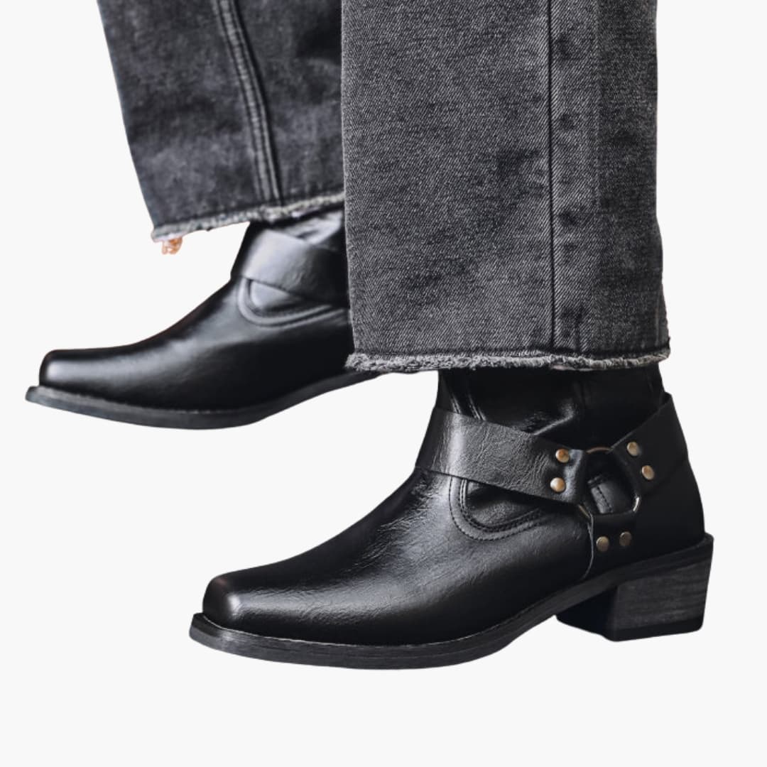 Men’s Ankle Boots | Low Heel Slip-On Chelsea Style | Classic Comfort & Versatility