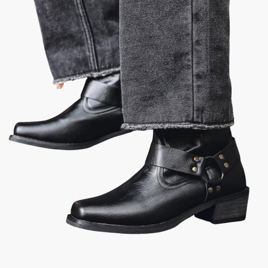 Men’s Ankle Boots | Low Heel Slip-On Chelsea Style | Classic Comfort & Versatility