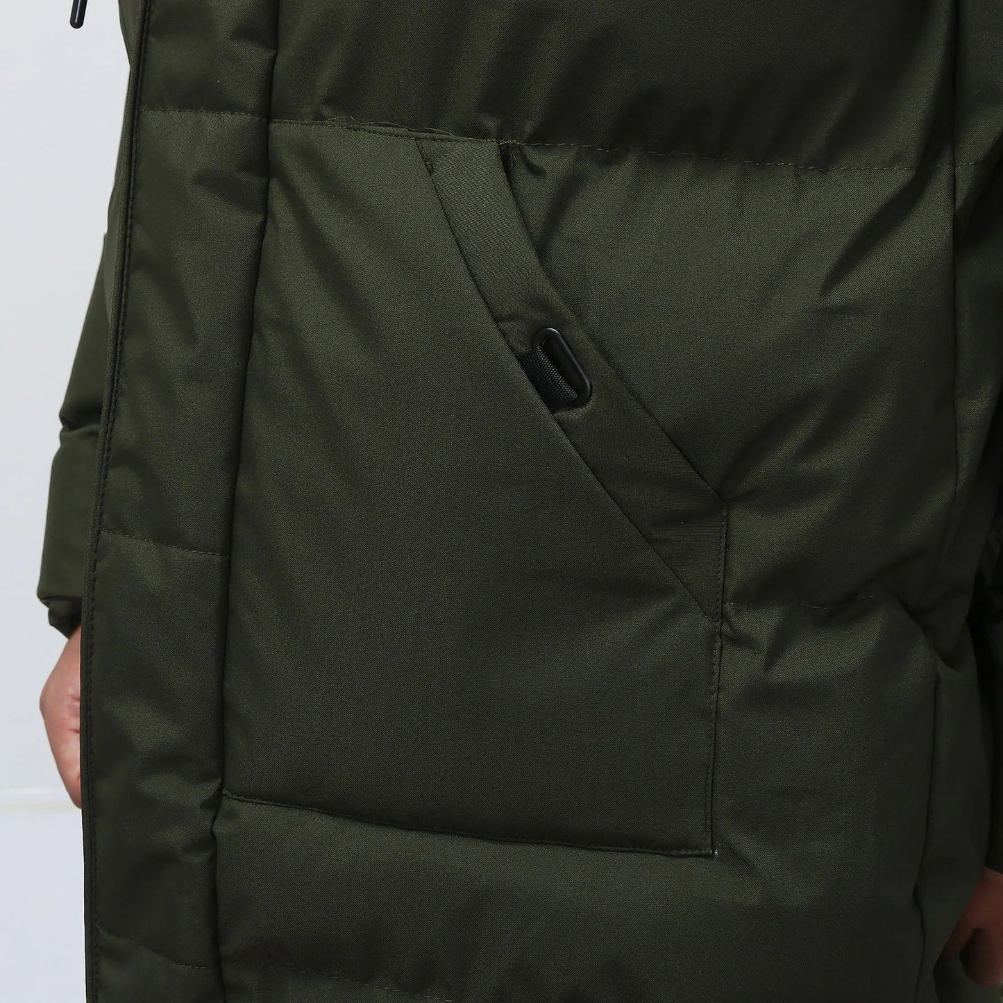 Othmar | Men's Long Winter Parka with Hood and Zip Closure