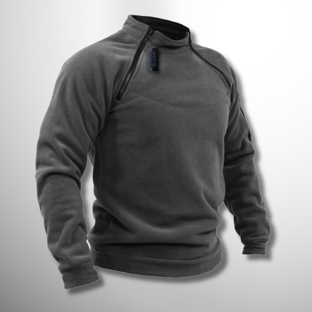 Nolan | Men’s Quarter-Zip Stylish Sweatshirt – Solid Colour Outdoor Comfort Pullover