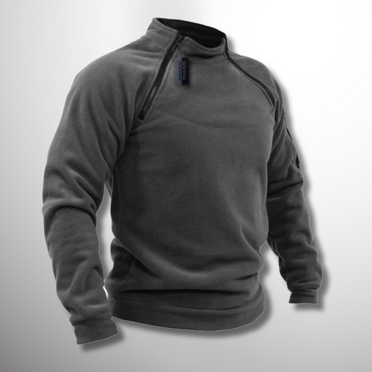 Nolan | Men’s Quarter-Zip Stylish Sweatshirt – Solid Colour Outdoor Comfort Pullover