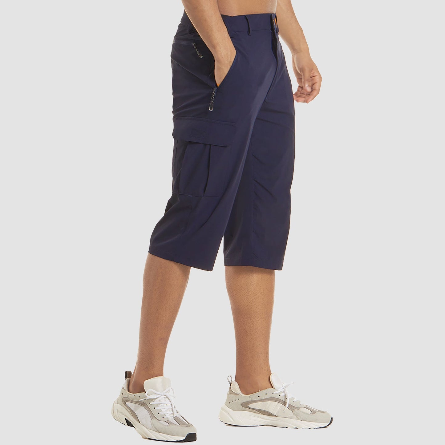 Quenivo | Men’s Quick-Dry Cargo Shorts – Modern Fit with Secure Side Flip Pockets