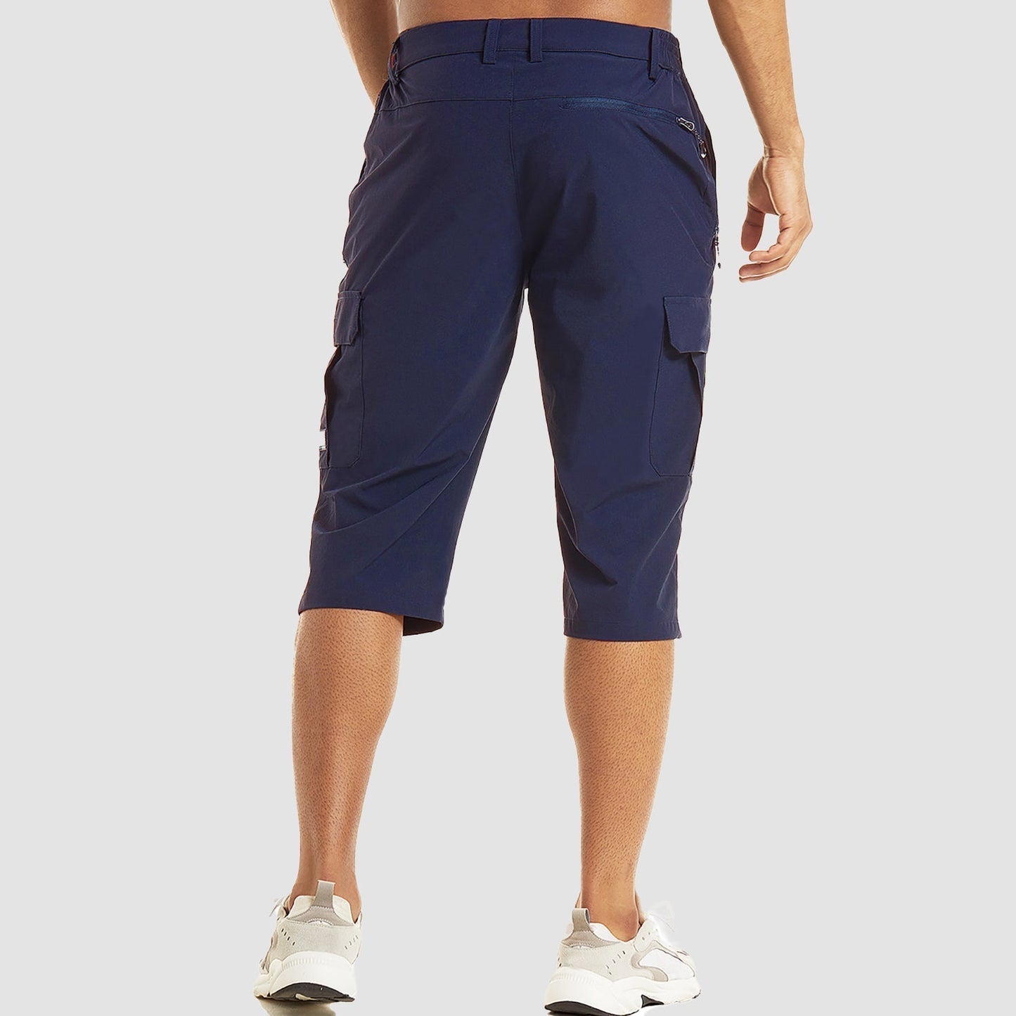 Quenivo | Men’s Quick-Dry Cargo Shorts – Modern Fit with Secure Side Flip Pockets