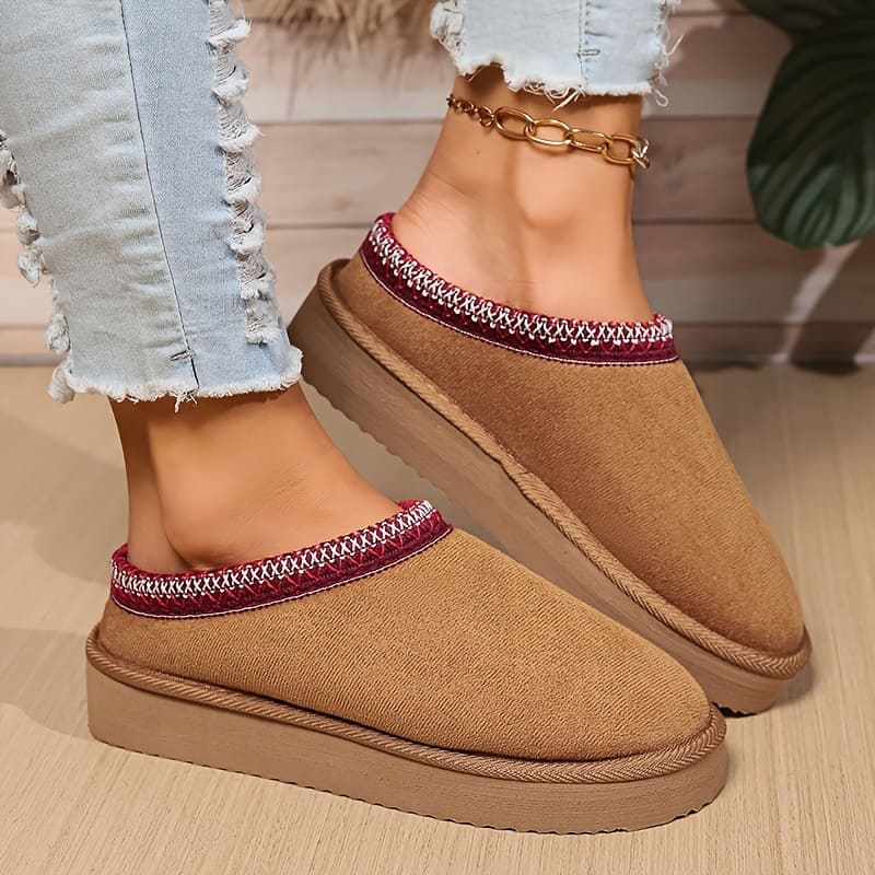 Mary | Women’s Cozy Indoor Mules Slippers with Non-Slip Sole