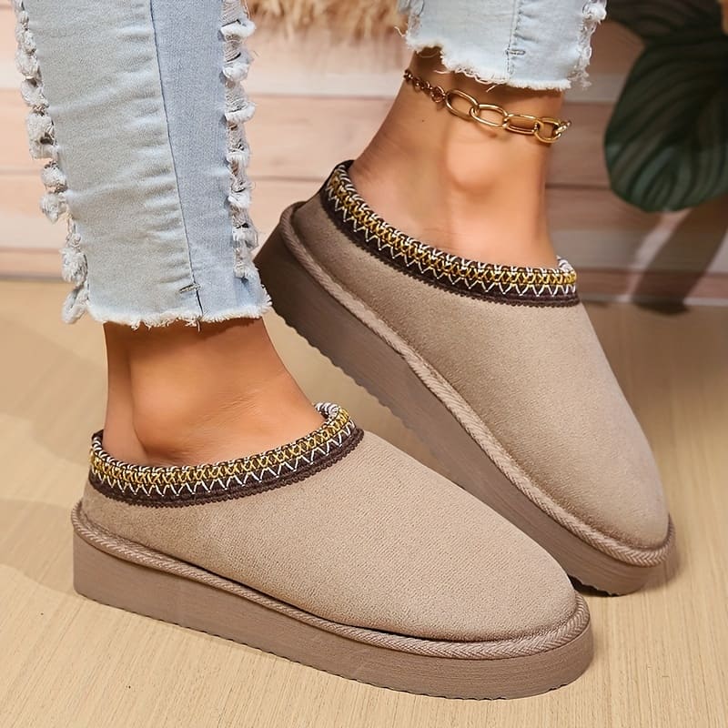 Mary | Women’s Cozy Indoor Mules Slippers with Non-Slip Sole