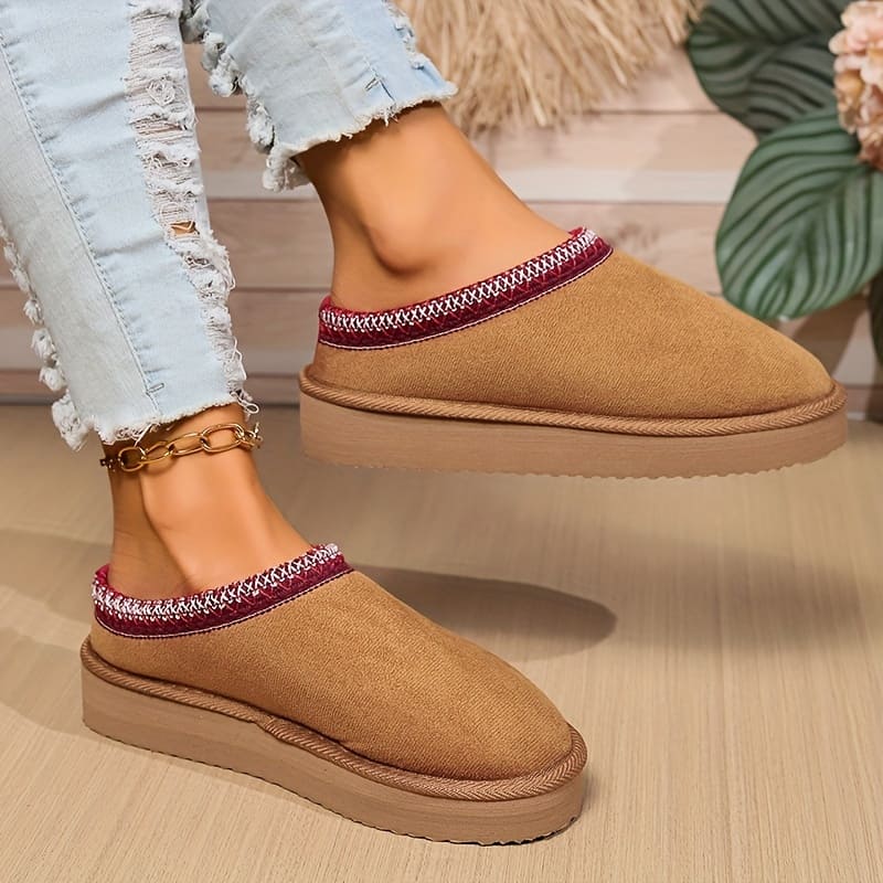 Mary | Women’s Cozy Indoor Mules Slippers with Non-Slip Sole