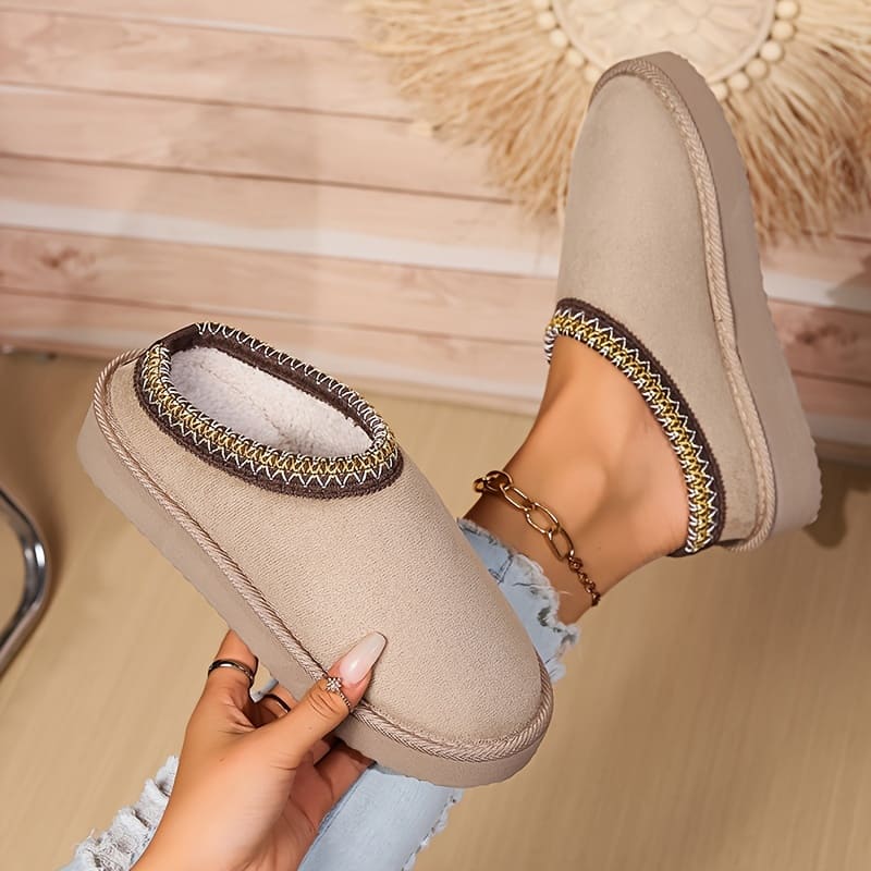 Mary | Women’s Cozy Indoor Mules Slippers with Non-Slip Sole