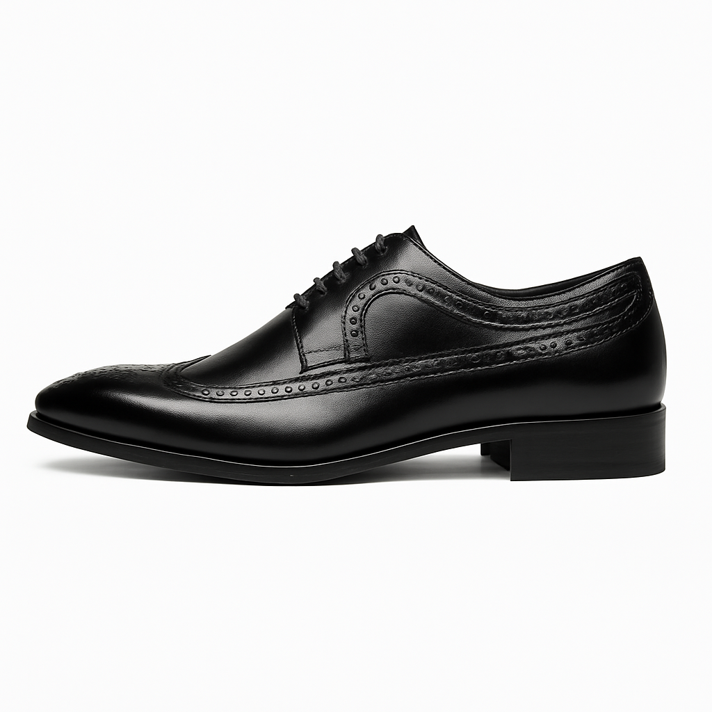 Curtis | Men’s Classic Brogue Oxford Shoes with Elegant Lace-Up