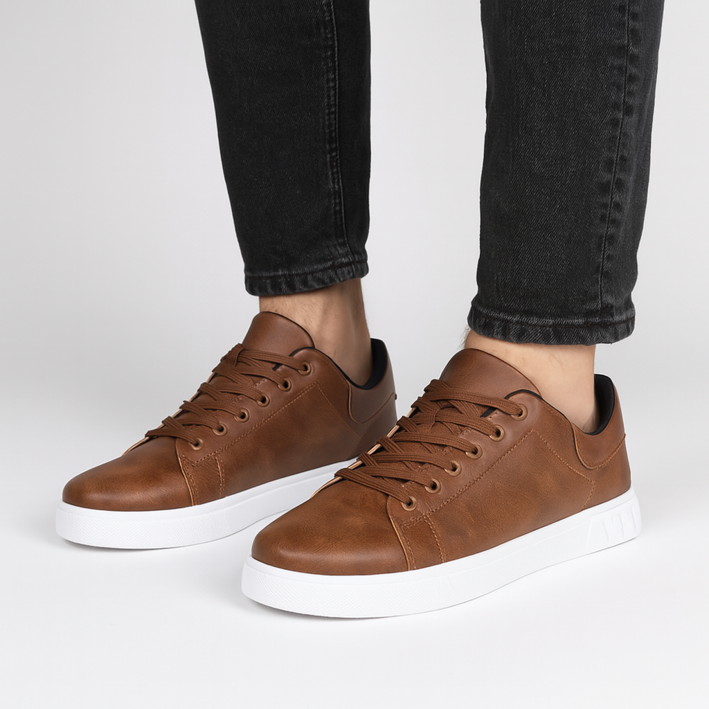 Damon | Men’s Modern Casual Sneakers with Lace-Up Design