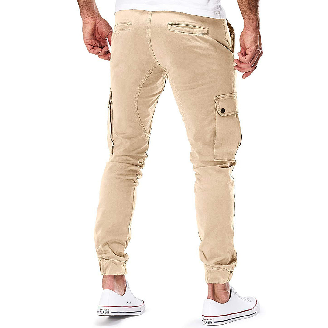 Trentham | Men’s Slim Fit Cargo Jogger Trousers with Multi Pockets