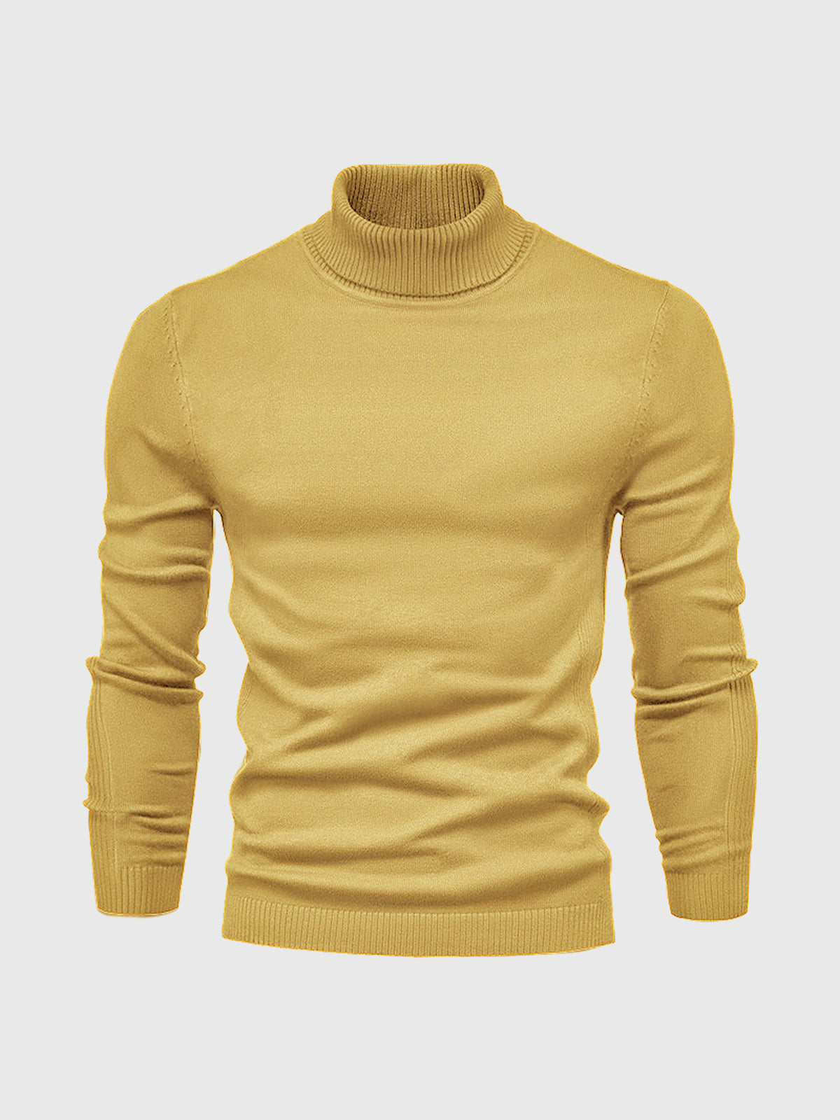 Raymond | Men’s Cotton Turtleneck Jumper – Elegant Solid Colour Sweater