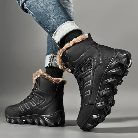 Elian | Men’s Premium Fur Lined Winter Boots