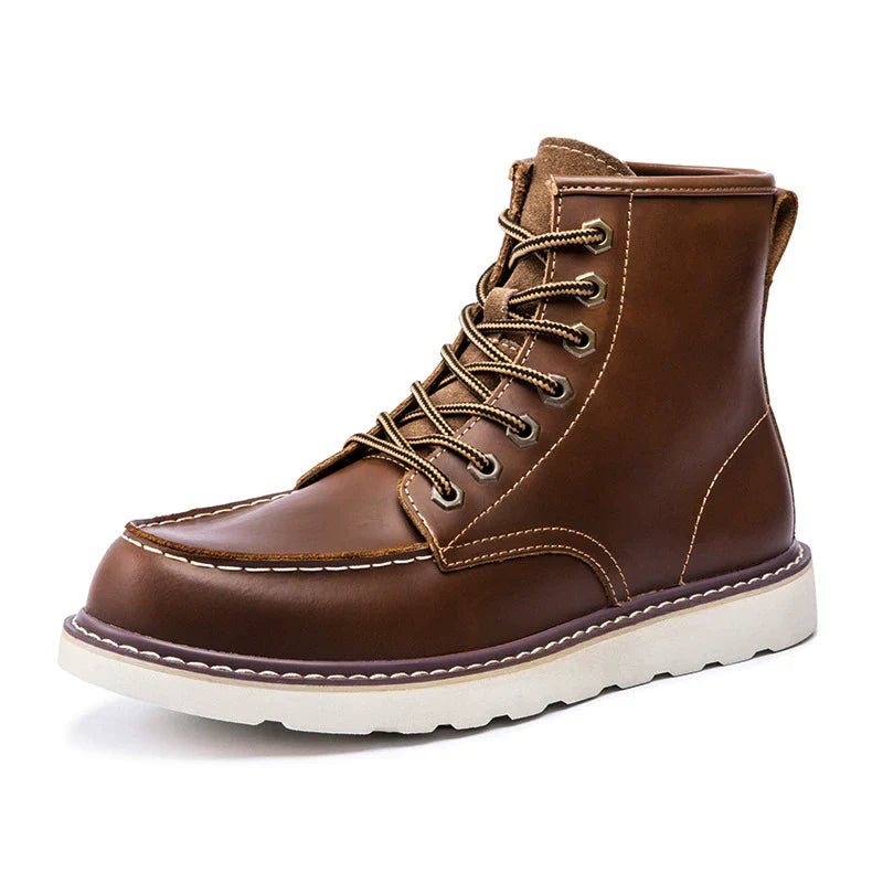 Enzo | Men’s Thick Sole Lace Up Ankle Boots