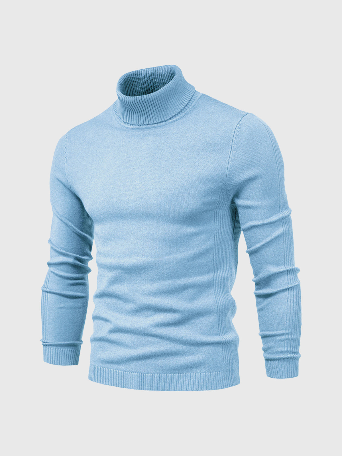 Raymond | Men’s Cotton Turtleneck Jumper – Elegant Solid Colour Sweater