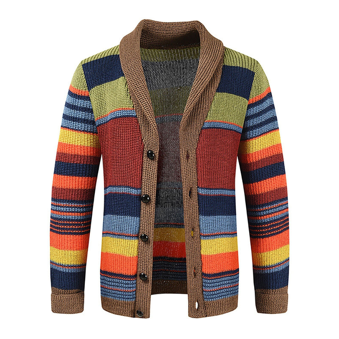 Ludwig | Men's Premium Wool Cardigan with V-Neck and Buttons – Versatile & Stylish