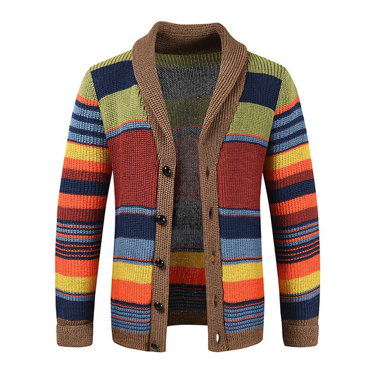 Ludwig | Men's Premium Wool Cardigan with V-Neck and Buttons – Versatile & Stylish