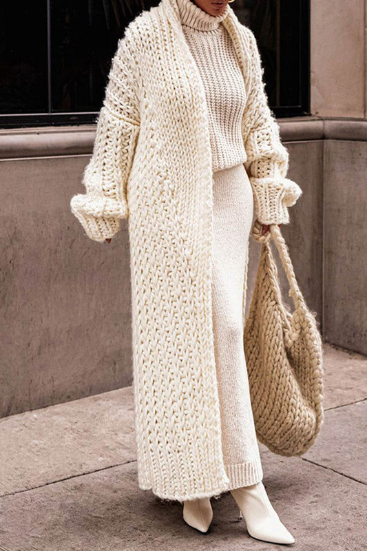 Ragana | Women’s Longline Open-Front Cardigan – Elegant and Comfortable Everyday Knitwear