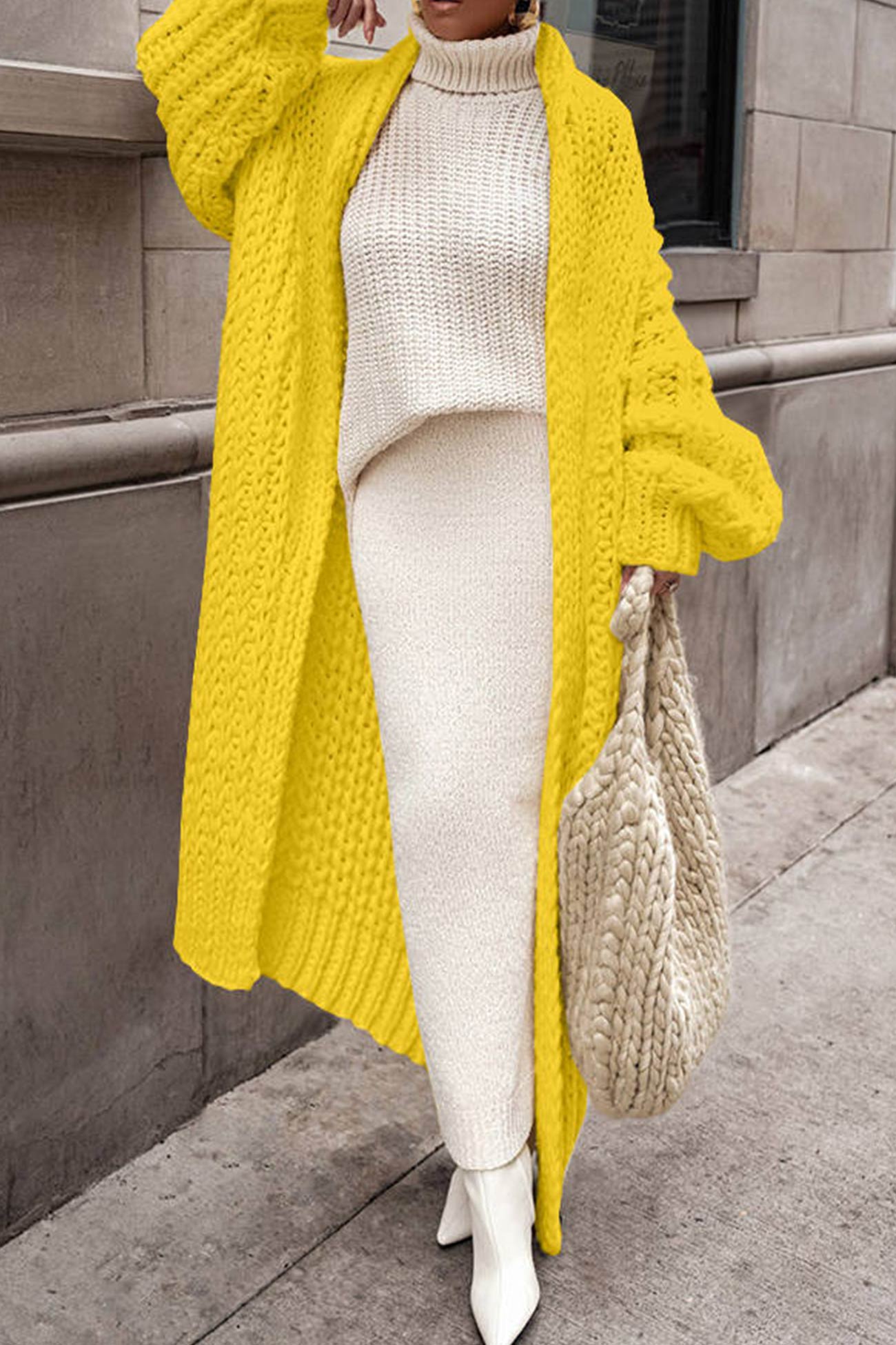Ragana | Women’s Longline Open-Front Cardigan – Elegant and Comfortable Everyday Knitwear