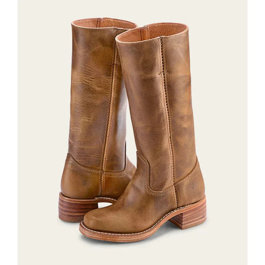 Geneva | Women's Elegant Square Toe High Boots – Chic & Comfortable