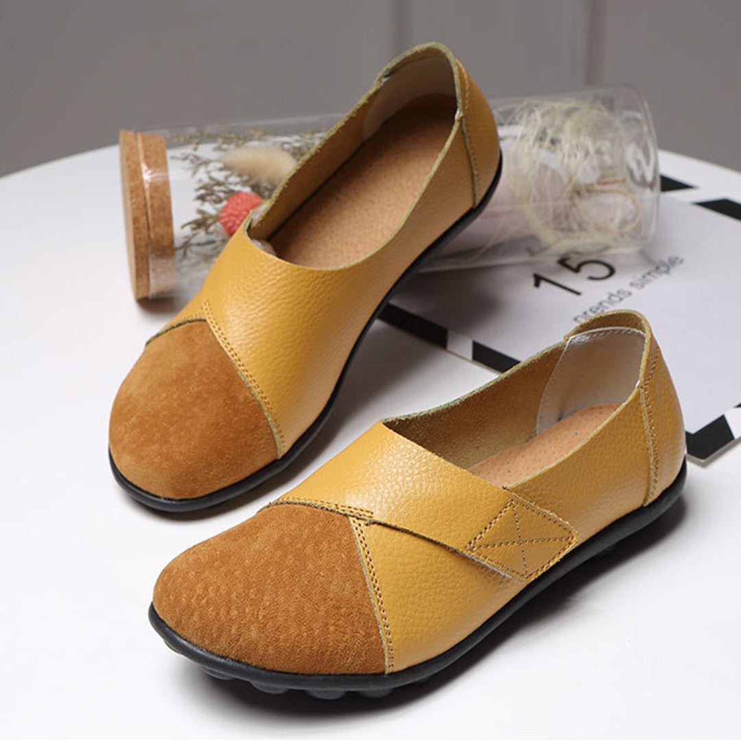 Valora | Flat Shoes with Velcro Strap for Easy Comfort