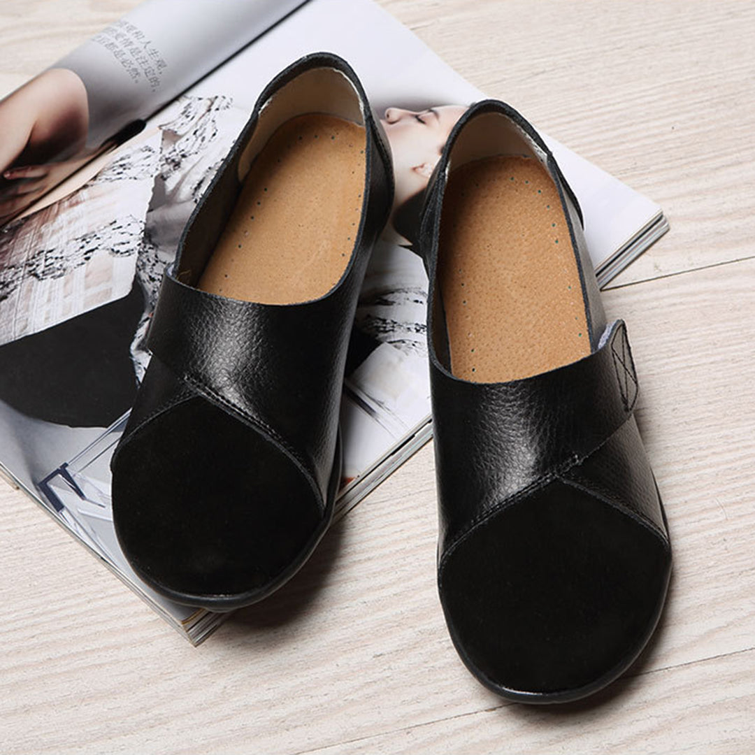 Valora | Flat Shoes with Velcro Strap for Easy Comfort