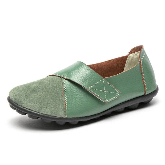 Valora | Flat Shoes with Velcro Strap for Easy Comfort