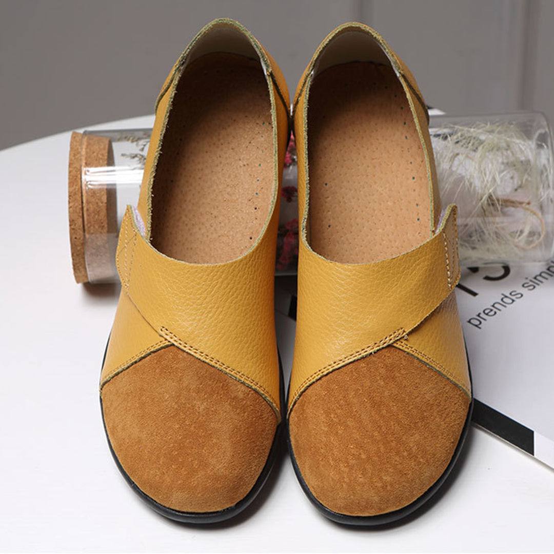 Valora | Flat Shoes with Velcro Strap for Easy Comfort
