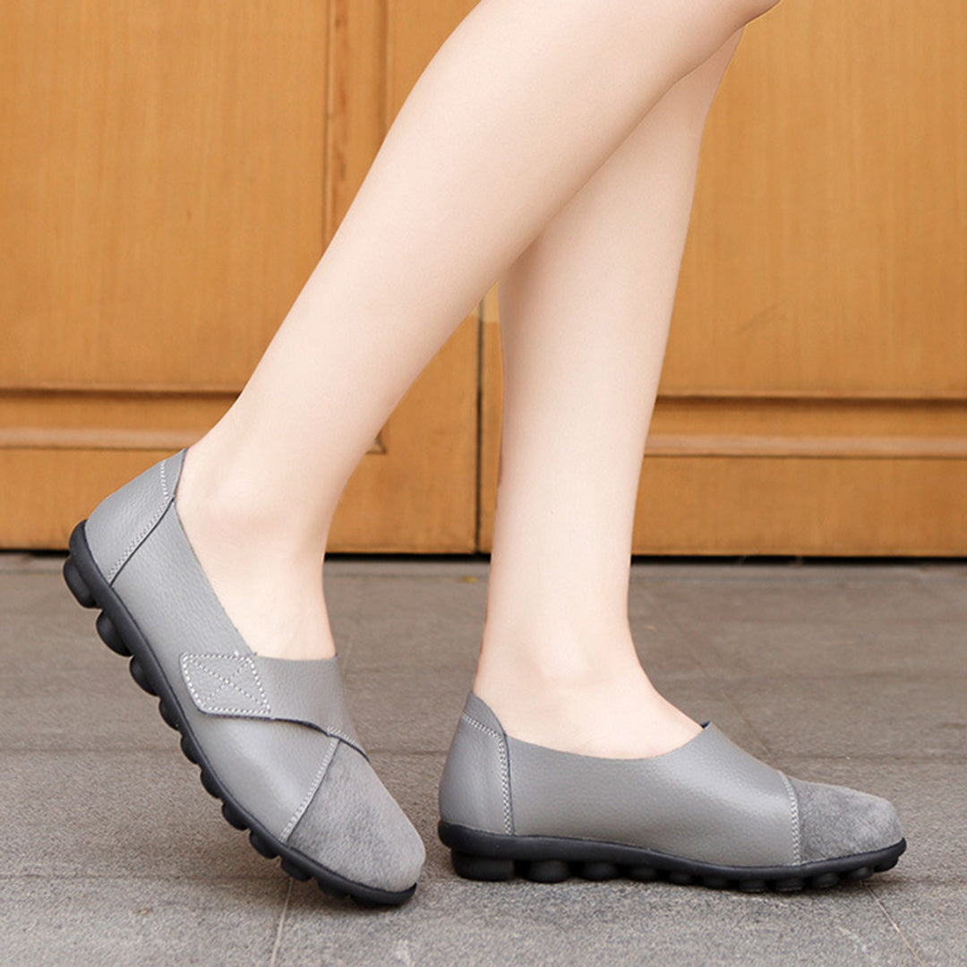 Valora | Flat Shoes with Velcro Strap for Easy Comfort