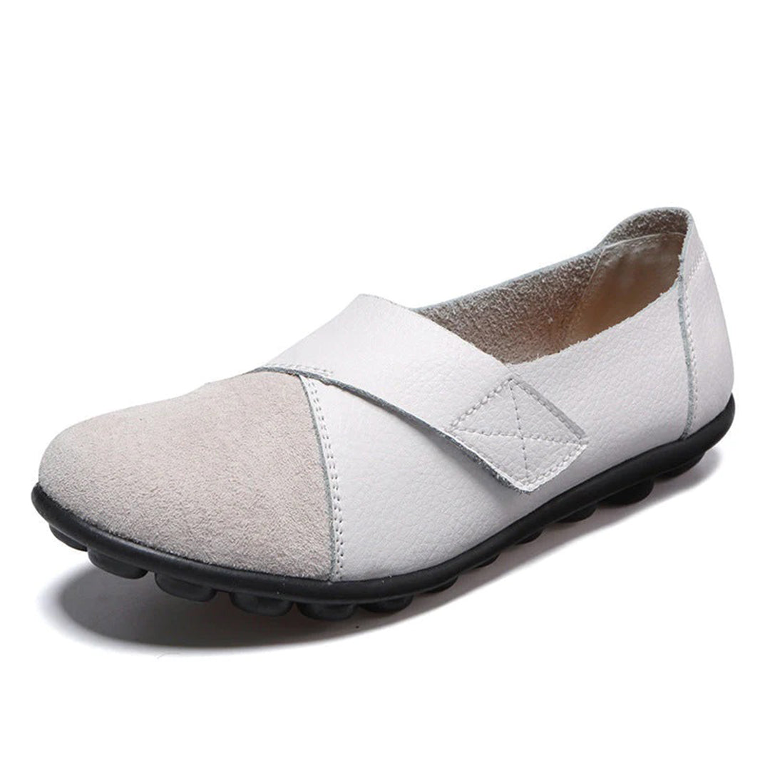 Valora | Flat Shoes with Velcro Strap for Easy Comfort