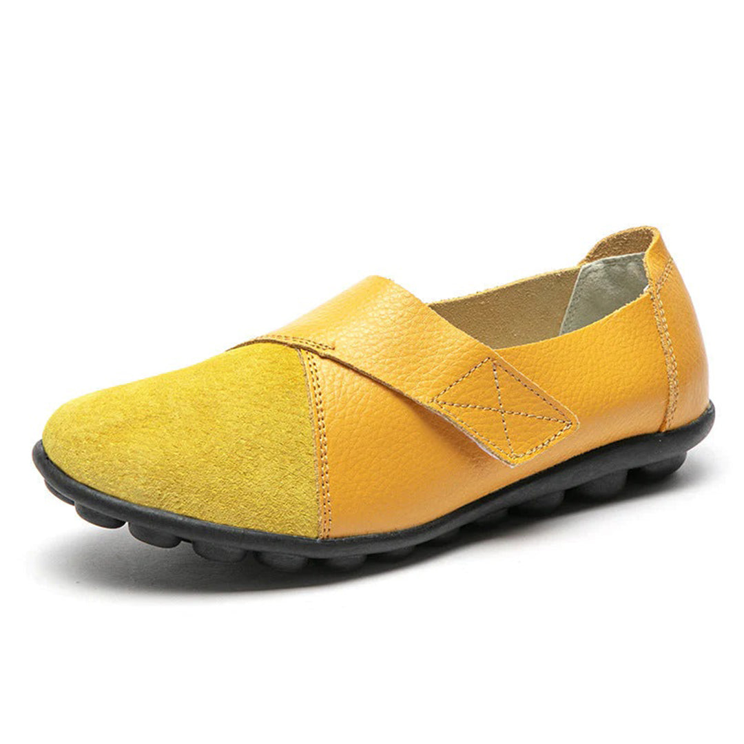 Valora | Flat Shoes with Velcro Strap for Easy Comfort