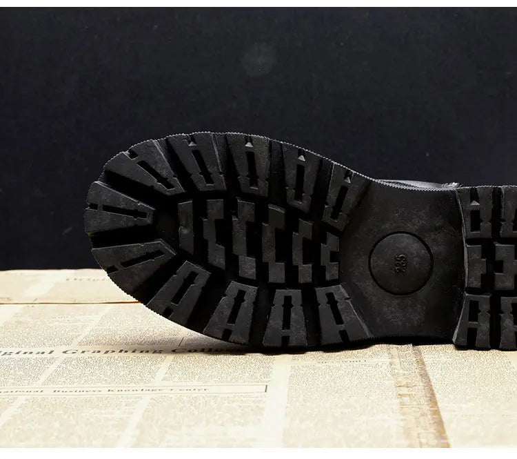 Madison | Women's Black Leather-Look Fleece-Lined Lace-Up Ankle Boots