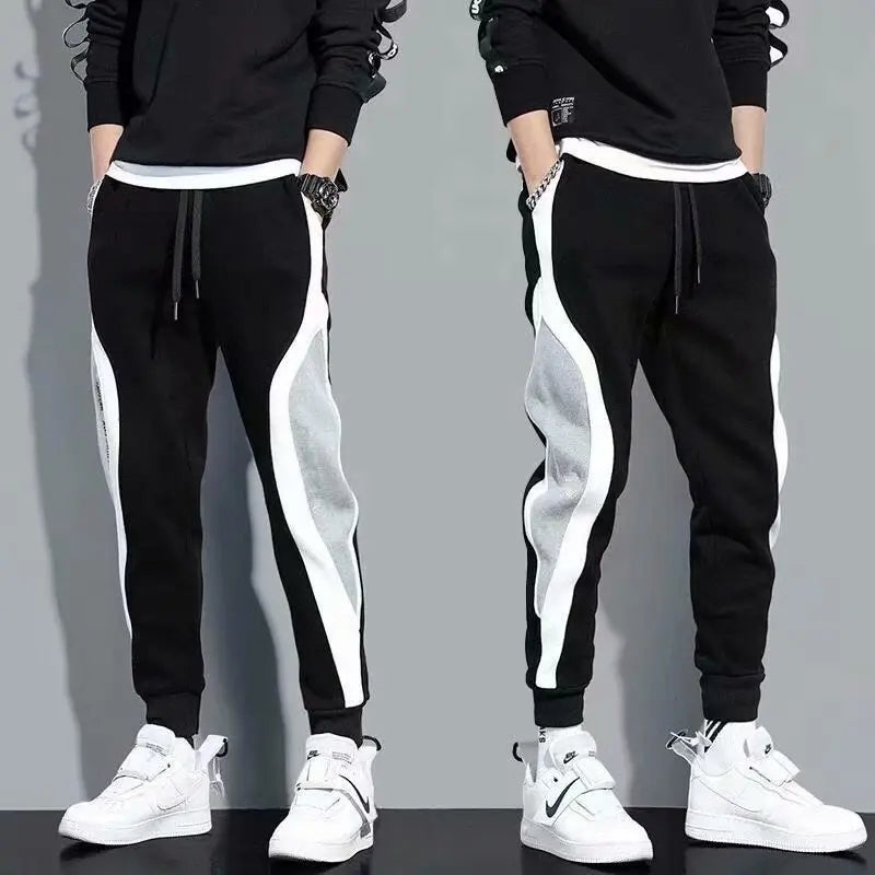 Brent | Tricolour Drawstring Sports Joggers – Comfort Meets Performance