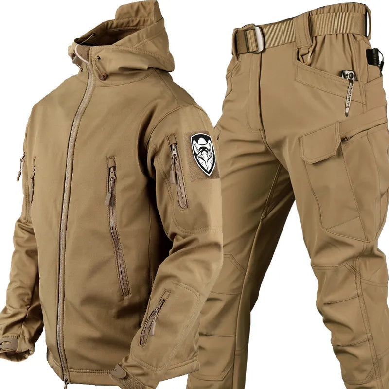 Carlo | Men’s Tactical Multi-Pocket Outdoor Jacket & Pants Set