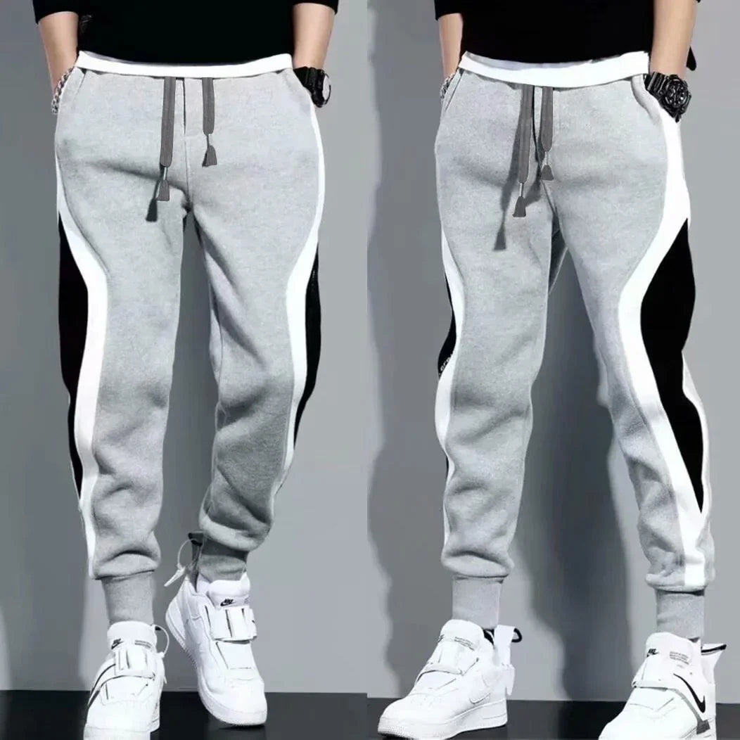Brent | Tricolour Drawstring Sports Joggers – Comfort Meets Performance