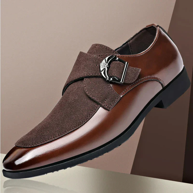 Jethro | Men's Slip-On Buckled Business Casual Shoes