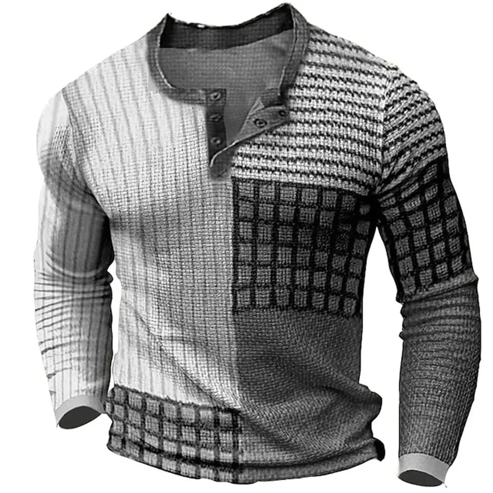 Matthis | Men's Multicolour Block Design Cashmere Jumper – Stylish & Warm