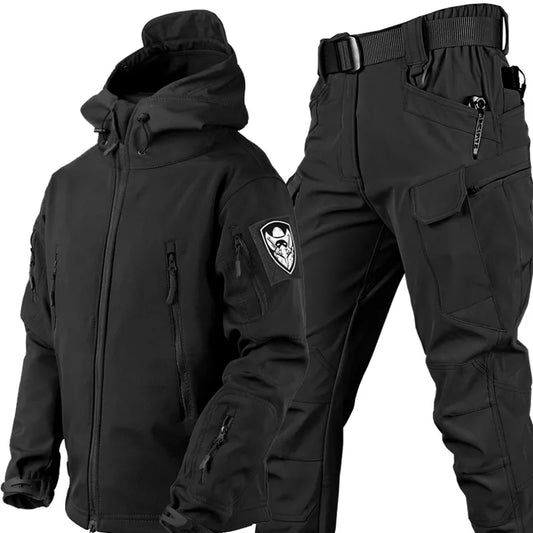 Carlo | Men’s Tactical Multi-Pocket Outdoor Jacket & Pants Set