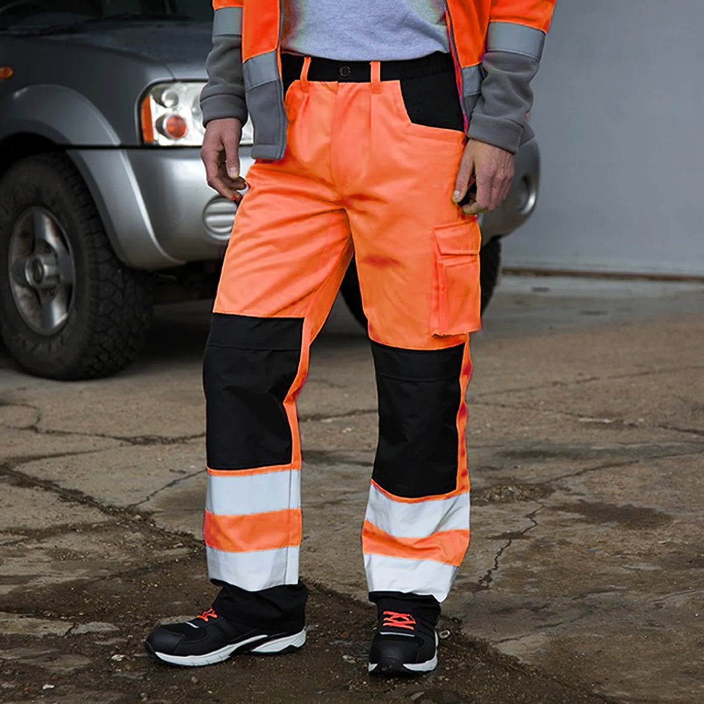 Michael | Men’s High Visibility Reflective Work Pants with Multi Pockets