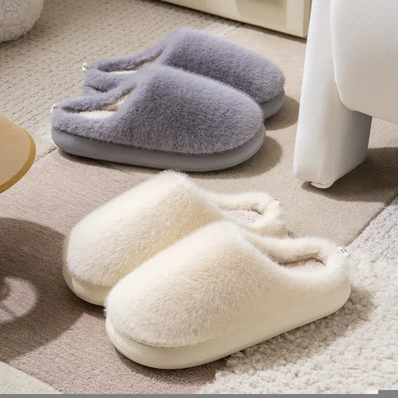 Leah | Women’s Plush Closed-Toe Indoor Slippers with Soft Warm Lining