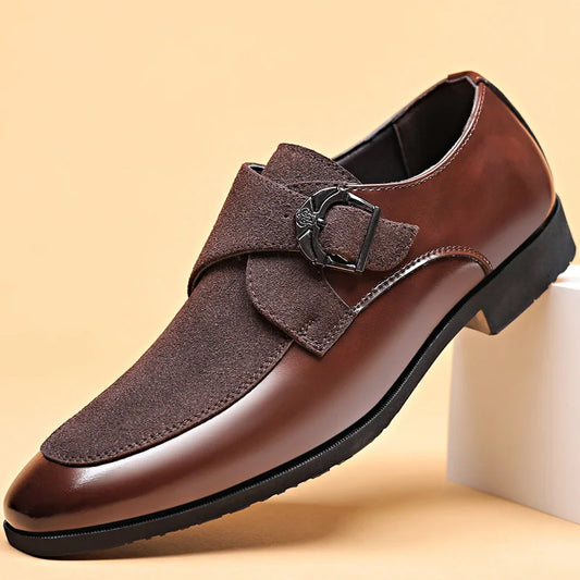 Jethro | Men's Slip-On Buckled Business Casual Shoes